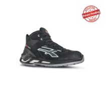 Upower Arden S ESD Calzado de Seguridad Altos - Talla 42 - Piel Nobuck Hidrorepelente