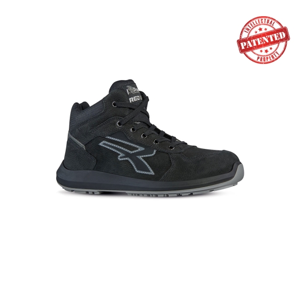 Upower Nek S ESD Calzado de Seguridad Altos - Talla 46 - Cuero Nubuck Resistente