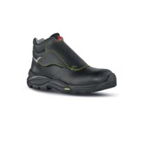 Upower Bulls L Calzado de Seguridad Altos - Talla 44 - Empeine Piel Grana Mina Hidrofugo