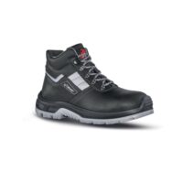 Upower Star RS S Calzado de Seguridad Botines - Talla 38 - Empeine Piel Flor Grana Mina