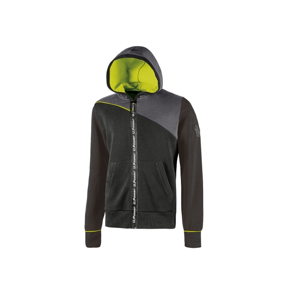 Upower Jupiter Sudadera de Trabajo - Talla S - Cierre de Cremallera Impermeable