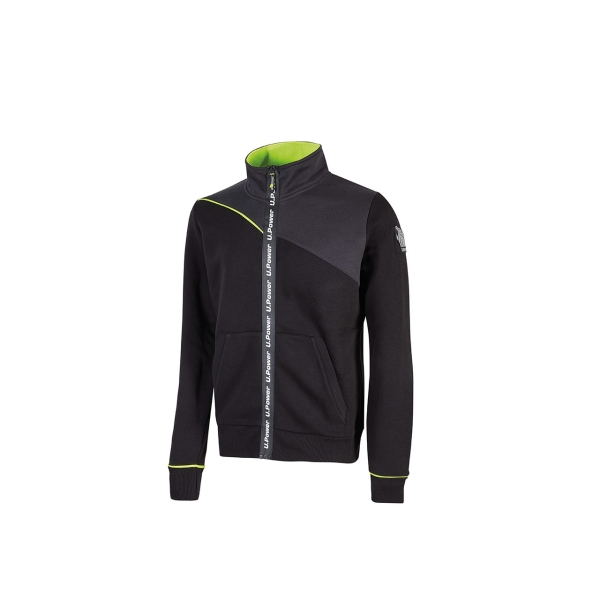 Upower Uranus Sudadera sin Capucha con Cremallera Central - Talla M - a Prueba de Agua