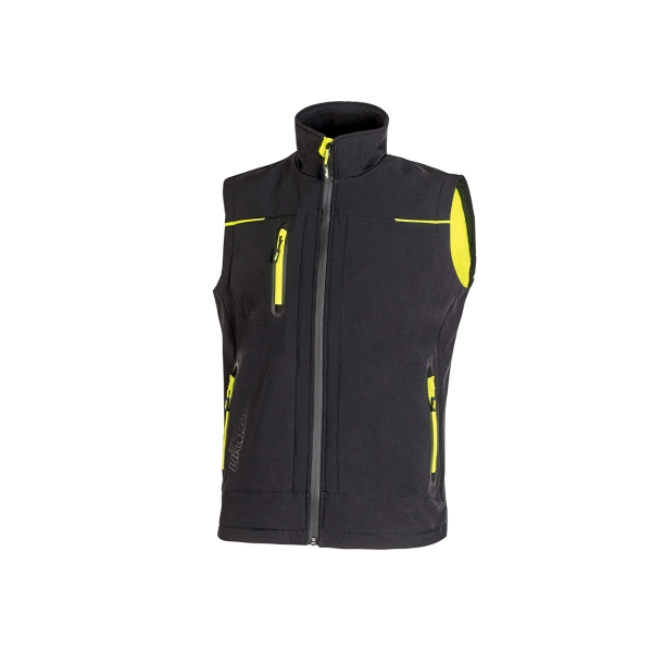 Upower Universe Chaleco Softshell Impermeable - Talla 3XL - Transpirable y Resistente al Viento