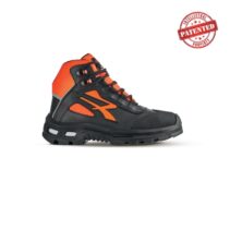 Upower Kreed S ESD Zapato de Seguridad Alto - Talla 43 - Forro de Cuero de Grano Suave