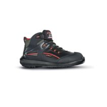 Upower Teak S ESD Calzado de Seguridad Botines - Talla 44 - Empeine Piel Flor