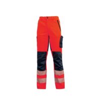Upower Roy Pantalones Alta Visibilidad Elasticos - Talla XS - Tejido Stretch
