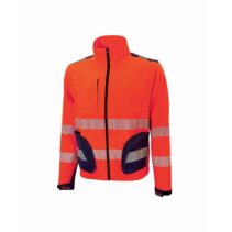 Upower Bea Cazadora de Trabajo Alta Visibilidad - Talla 4XL - Mangas Separables