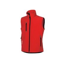 Upower Climb Chaleco de Trabajo Soft Shell - Talla 3XL - Tejido Elastico Transpirable
