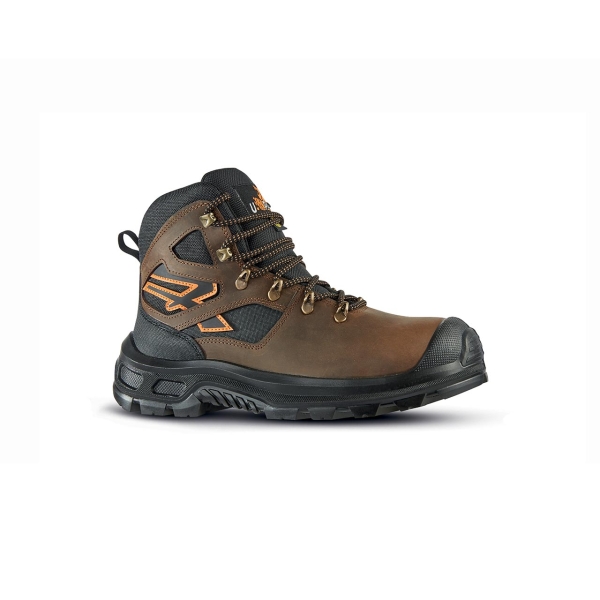 Upower Montana UK S ESD Calzado de Seguridad - Talla 36 - Piel Pull-Up Hidrofuga