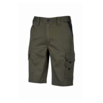 Upower Bonito Pantalones Cortos de Trabajo de Algodon Elastizado - Talla L - Bolsillos Multifuncionales