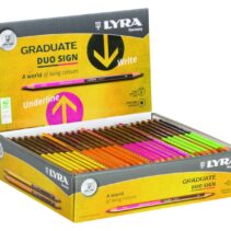 Lyra Duo Pencils Expositor de 72 Lapices de Punta Doble - Redondo - Colores Surtidos