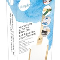 Daler Rowney Simply Pack de 38 Piezas - Set Creativo - Acuarela - Caballete - Colores Surtidos