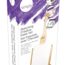 Daler Rowney Simply Pack de 59 Piezas - Set Creativo de Esbozo - Caballete - Colores Surtidos
