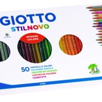 Giotto Stilnovo Acqarell Pack de 36 Lapices de Colores Acuarelables - Forma Hexagonal - Mina 3.3mm - Colores Surtidos