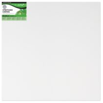 Daler Rowney Simply Bastidor Entelado - 80x80cm - Imprimacion Triple - Grano Medio - 100% Algodon sin Acido - 250g - Color Blanco