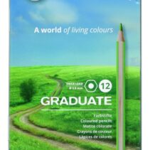 Lyra Graduate Pack de 12 Lapices de Colores - Hexagonal - Estuche de Metal - Color Negro