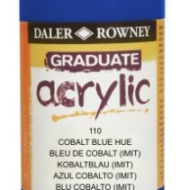 Daler Rowney Graduate Pintura Acrilica - Botella de Plastico - 500ml - Color Azul Cobalto