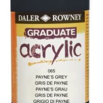 Daler Rowney Graduate Pintura Acrilica - Botella de Plastico - 500ml - Color Gris de Payne