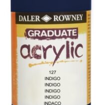 Daler Rowney Graduate Pintura Acrilica - Botella de Plastico - 500ml - Color Indigo