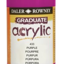 Daler Rowney Graduate Pintura Acrilica - Botella de Plastico - 500ml - Color Lila