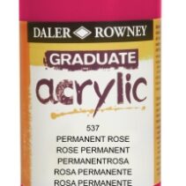 Daler Rowney Graduate Pintura Acrilica - Botella de Plastico - 500ml - Color Rosa Permanente