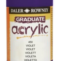 Daler Rowney Graduate Pintura Acrilica - Botella de Plastico - 500ml - Color Violeta