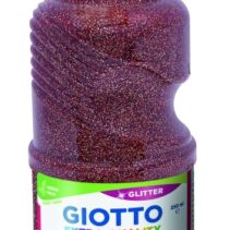 Giotto Extra Quality Glitter Tempera - 250ml - Lispa para el Uso - Botella Bio Pet - Color Bronce