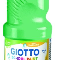 Giotto School Paint Tempera - 500ml - Lista para el Uso - Super Lavable - Botella Bio Pet - Color Turquesa
