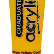 Daler Rowney Graduate Pintura Acrilica - Tubo de Plastico - 120ml - Color Amarillo de Cadmio Profundo