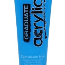 Daler Rowney Graduate Pintura Acrilica - Tubo de Plastico - 120ml - Color Azul Ceruleo