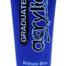 Daler Rowney Graduate Pintura Acrilica - Tubo de Plastico - 120ml - Color Azul Ftalo