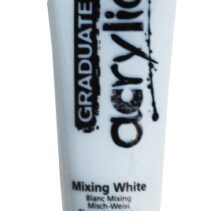Daler Rowney Graduate Pintura Acrilica - Tubo de Plastico - 120ml - Color Blanco de Mezcla