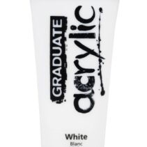 Daler Rowney Graduate Pintura Acrilica - Tubo de Plastico - 120ml - Color Blanco Titanio