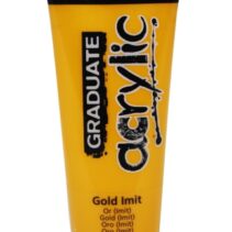 Daler Rowney Graduate Pintura Acrilica - Tubo de Plastico - 120ml - Color Imitacion Oro