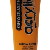 Daler Rowney Graduate Pintura Acrilica - Tubo de Plastico - 120ml - Color Ocre Amarillo