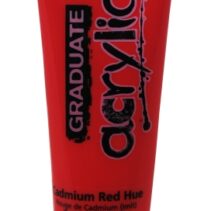 Daler Rowney Graduate Pintura Acrilica - Tubo de Plastico - 120ml - Color Rojo de Cadmio