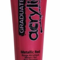 Daler Rowney Graduate Pintura Acrilica - Tubo de Plastico - 120ml - Color Rojo Metalico