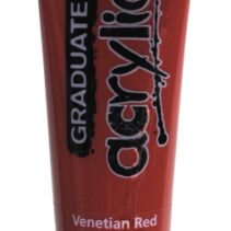 Daler Rowney Graduate Pintura Acrilica - Tubo de Plastico - 120ml - Color Rojo Veneciano