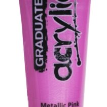 Daler Rowney Graduate Pintura Acrilica - Tubo de Plastico - 120ml - Color Rosa Metalico
