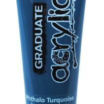 Daler Rowney Graduate Pintura Acrilica - Tubo de Plastico - 120ml - Color Turquesa Ftalo
