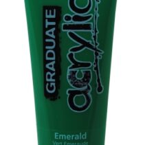 Daler Rowney Graduate Pintura Acrilica - Tubo de Plastico - 120ml - Color Verde Esmeralda