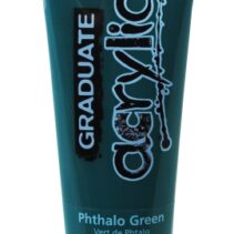 Daler Rowney Graduate Pintura Acrilica - Tubo de Plastico - 120ml - Color Verde Ftalo