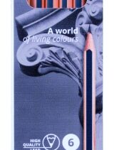 Lyra Graduate Artistic Pack de 6 Lapices de Grafito - Graduaciones Surtidas - Color Negro