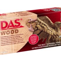 Das Wood Pasta de Madera 350g - Con Tiernas Fibras de Madera - A Base de Agua - Testado Dermatologicamente - Color Marron