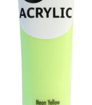 Daler Rowney Simply Pintura Acrilica - Tubo de Plastico - 75ml - Color Amarillo Neon