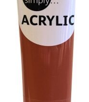 Daler Rowney Simply Pintura Acrilica - Tubo de Plastico - 75ml - Color Sombra Natural