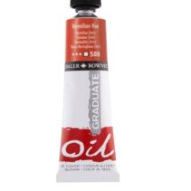 Daler Rowney Graduate Pintura al Oleo - Tubo de Aluminio - 38ml - Color Bermellon