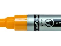 Lyra Mark All Rotulador Permanente - Multisuperficie - Punta Redonda - 2mm - Color Amarillo