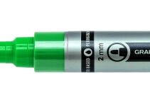 Lyra Mark All Rotulador Permanente - Multisuperficie - Punta Redonda - 2mm - Color Verde Esmeralda