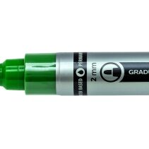 Lyra Mark All Rotulador Permanente - Multisuperficie - Punta Redonda - 2mm - Color Verde Vejiga